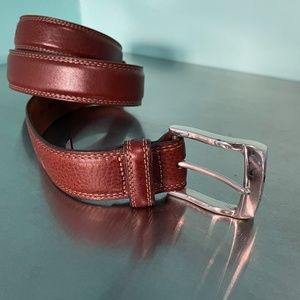 Men’s Brighton Ventura Leather Belt, #M10385 Brown
